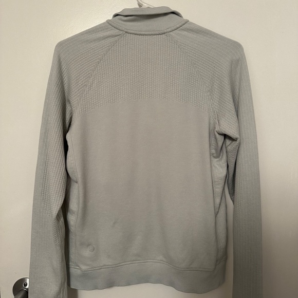 Lululemon Engineered Warmth Half-Zip in Vapor / White - Picture 7 of 8